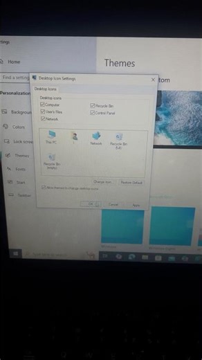 How to bring back laptop icons that aren't showing.#icon#LaptopHack #FixItFast #Windows10 #Windows11