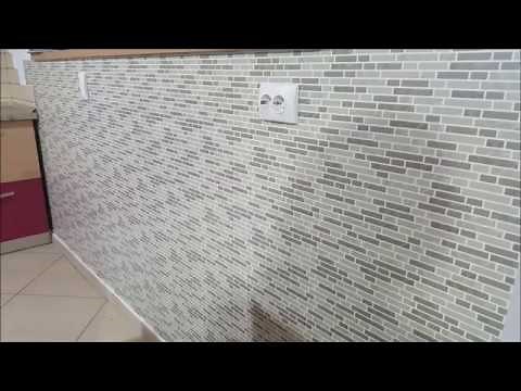Tutorial - Aplicare autocolant faianţă - Proiecte DIY