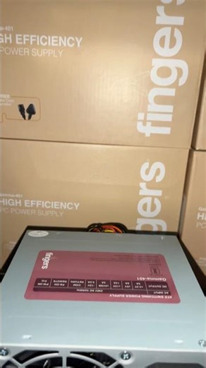 FINGERS Gamma-401 SMPS 🔌 | 250W PC Power Supply | Old & New PC Support | Budget Best PSU