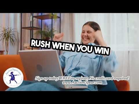 FREE to register & bid! No credit card required! Discover the Thrills of Online Auctions!