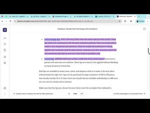 Chapter 9: Nail Tips and Forms/ Nail Milady Standard 8th Edition