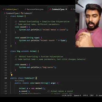 Overloading vs Overriding in 30 Seconds 🔥 #sorts