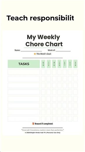 Bundle Kids Routine, Chores and Rewards Charts