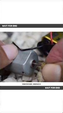 Blade & DC Motor Science Experiment 😲 | New Science Experiment | #shorts