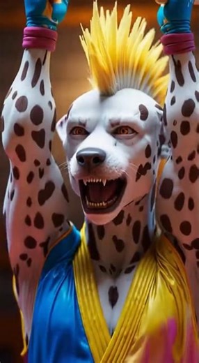 This Dalmatian's Form is INSANE #martialarts #minecraft #skills