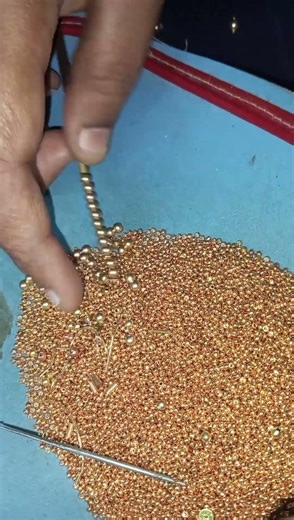 simple aari customise puttas video easy way to make aari#shorts#hp_creation_27#aariworkblouse