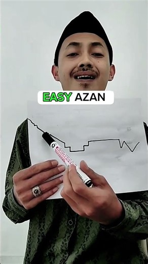 The easiest way to recite Azan 📈 #azanvlogs #azantutorial
