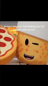 Why Is Roblox Making Fun Of Acne?! #roblox#shorts #shortsfeed #crazy #wierd #notfunny #youtubeshorts
