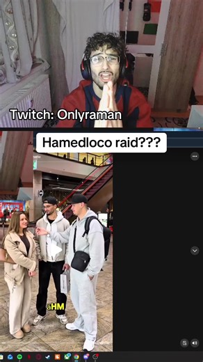 Twitch Streamer Hamedloco's Epic Raid on Onlyraman