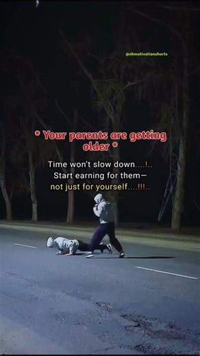 "Earn for Your Parents 🖤" #motivation #youtubeshorts #trending #motivationalvideo #emotionalstory
