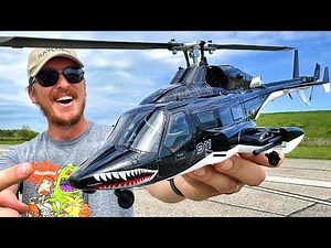 Dominate The Skies with this ADVANCED RC Airwolf Helicopter