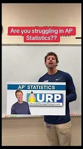 If you are struggling in #apstatistics you need the URP
