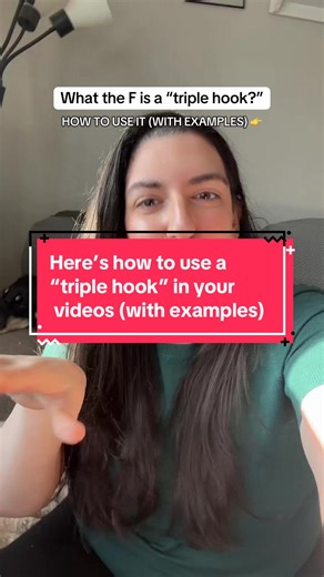 What is a triple hook? Here’s what it is and how to use it in your videos (with examples!) #videohook #hooks #tiktokexpert #tiktokstrategy