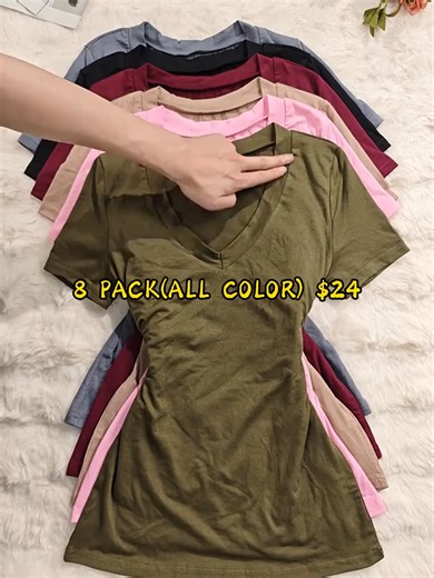 Versatile V-Neck T-Shirts for Every Season