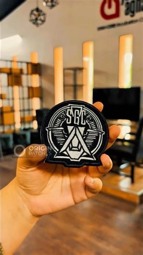 The Detail on this SGC Patch is INSANE! 😱✨ #shorts