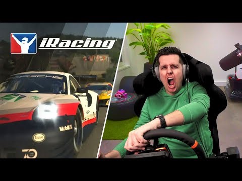 iRacing in New INSANE Motion Racing Simulator LIVE!