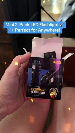 Never be left in the dark again! 🌙 This Mini 2-Pack LED Flashlight is compact, durable, and perfect for home, camping, or emergencies. Bright, lightweight, and easy to carry—these little lights pack a big punch! ⚡ #LEDFlashlight #MiniFlashlight #CampingGear #EmergencyReady #tiktokshop