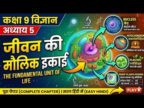 Class 9 Science Chapter 5: The Fundamental Unit of Life (One Shot) | AI Animated Video 🧬✨