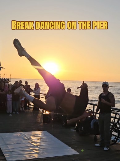 Break Dancing at Santa Monica Pier: A Vibrant Showcase