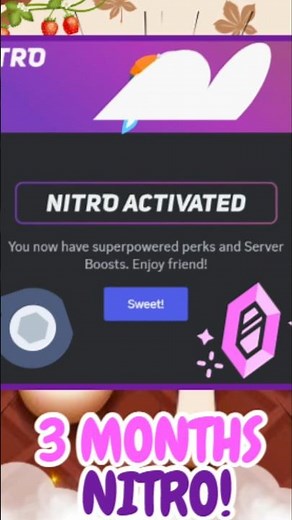 I got 3 Months Nitro in 49 seconds