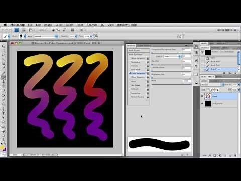 Brushes 6 - Color Dynamics - Photoshop Tutorial