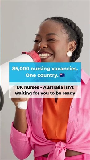 Australia has over 85,000 nursing vacancies