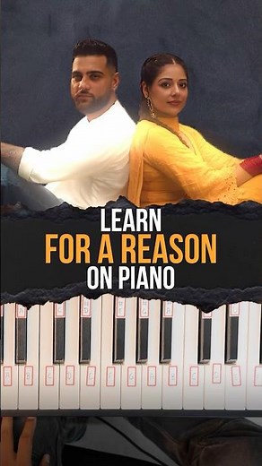For a reason-Easy Piano Tutorial-Karan Aujla #pianotutorial #shorts #forareason
