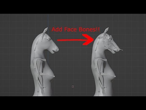 Blender Rigify Tutorial | Adding Face Bones by Combining Meta Rigs
