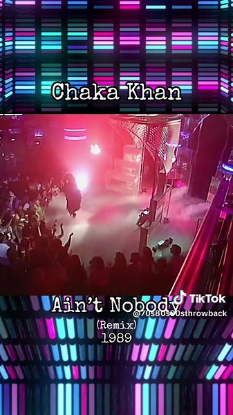 Chaka Khan 1989 Remix of 'Ain’t Nobody' on Top of the Pops