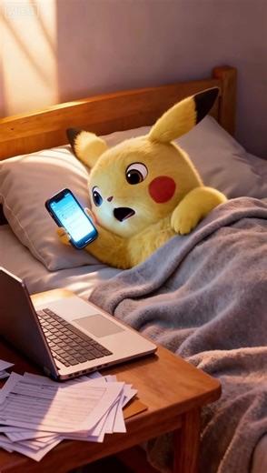 น่ารักสุดๆ กับพิคาจูในวิดีโอ