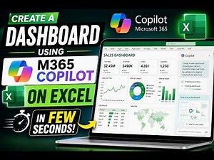 🚀 Build Professional Excel Dashboards Instantly with M365 Copilot