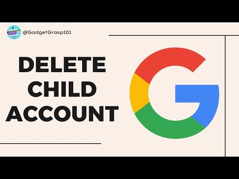 How To Delete Child Google Account ! How To Remove Parental Control On Google Account