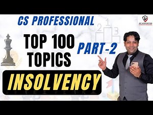 INSOLVENCY SCANNER PART-2 | INSOLVENCY MARATHON CS PROFESSIONAL | INSOLVENCY CS PROFESSIONAL