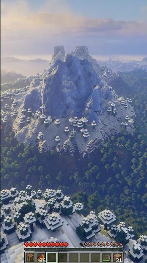 My favorite mod in Minecraft: distant horizons #moddedminecraft
