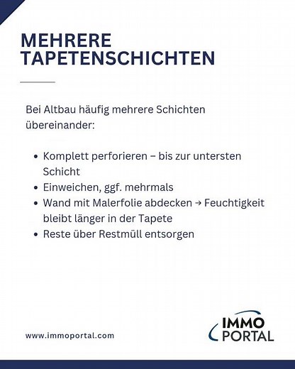 Tapeten entfernen: Die besten Tipps & Methoden
