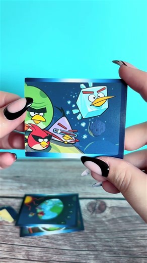 Angry Birds Space Sticker Collection Opening