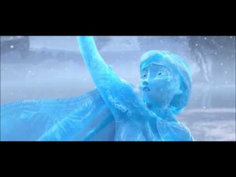 Frozen - Anna transforms into Ice Statue