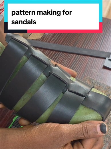 Step-by-Step Pattern Making Process for Sandals