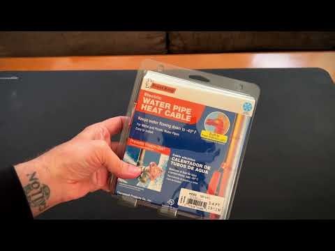 Frost King HC3A Automatic Electric Heat Kit Heating Cables, 3 Feet, Black