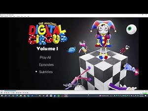 The Amazing Digital Circus Volume 1 & 2 Custom DVD Menu Walkthrough (2025)