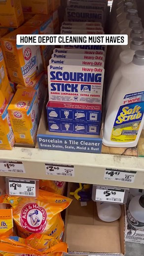 Essential Cleaning Supplies from Home Depot