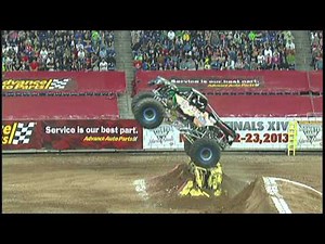 Monster Jam - Lucas Oil Crusader & The Rod Ryan Show Monster Truck Freestyle from Houston, TX - 2013