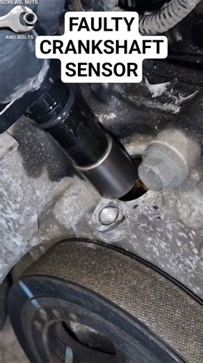 Faulty Crankshaft Sensor #crankshaft #faultysensor #sensor #toyotayaris #1KR-FE