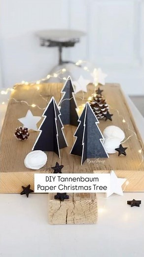 DIY cardboard Christmas tree Christmas decoration