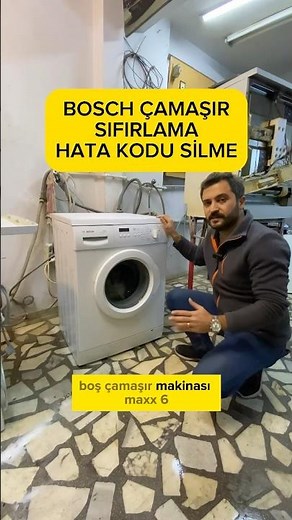 BOSCH WASHING MACHINE RESET | BOSCH MAXX 6 WASHING MACHINE RESET AND ERROR CODE CLEARANCE #bosch