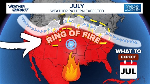 Indiana July 2025 outlook: 'Ring of Fire' storms and heat dome