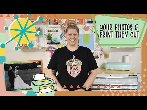 How To Print Then Cut With Photos - SO EASY!
