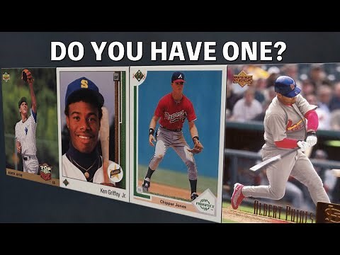 29 Upper Deck Baseball Cards Worth A LOT of Money - Most Valuable Valuable Upper Deck Baseball Cards