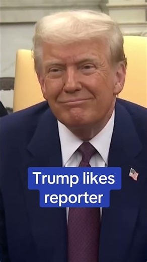 Trump Shows Love to Reporter ❤️📺