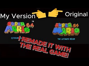 I Remade The Ultimate “Super Mario 64” Recap Cartoon with the real game ‪@cas‬